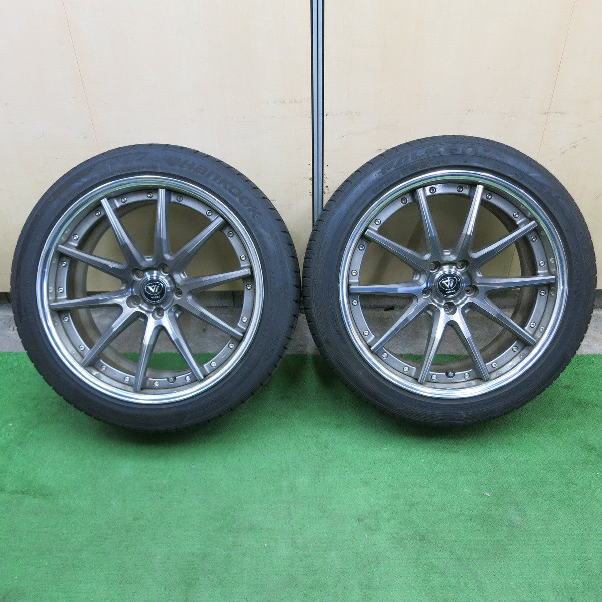 *送料無料* バリ溝！22年！9.5分★VERZ KCV02 KUD 245/45R20 ファルケン アゼニス FK510 ハンコック ベンタス V12 evo2 PCD114.3/5H★4080201ナノ