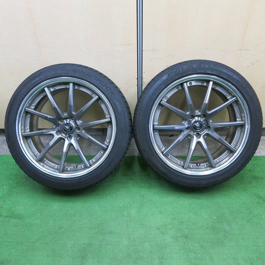 *送料無料* バリ溝！22年！9.5分★VERZ KCV02 KUD 245/45R20 ファルケン アゼニス FK510 ハンコック ベンタス V12 evo2 PCD114.3/5H★4080201ナノ