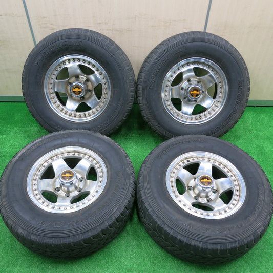 *送料無料* 4本価格★WEDS ADVENTURE 265/70R16 ヨコハマ ジオランダー A/T+Ⅱ ウェッズ アドベンチャー PCD139.7/6H★4072802HAノ