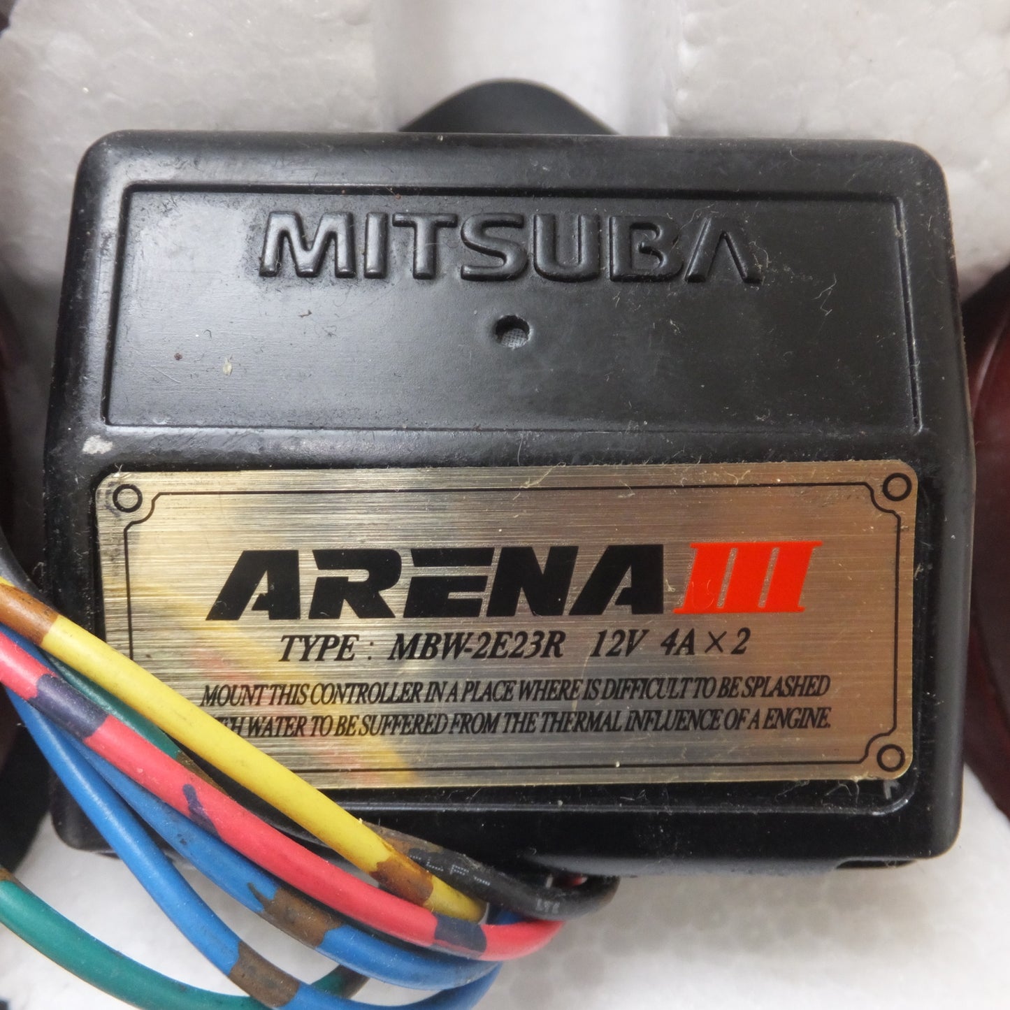 [送料無料] 現状品★ミツバ MITSUBA 電子ホーン ELECTRONIC CONTROL HORN  MBW-2E23R MBH-2E23R MBL-2E24R★