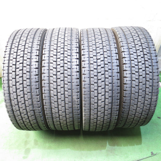 *送料無料* バリ溝！23年！9.5分★トラック タイヤ 245/70R19.5 136/134J スタッドレス ブリヂストン W999 19.5インチ★4052409クスタ