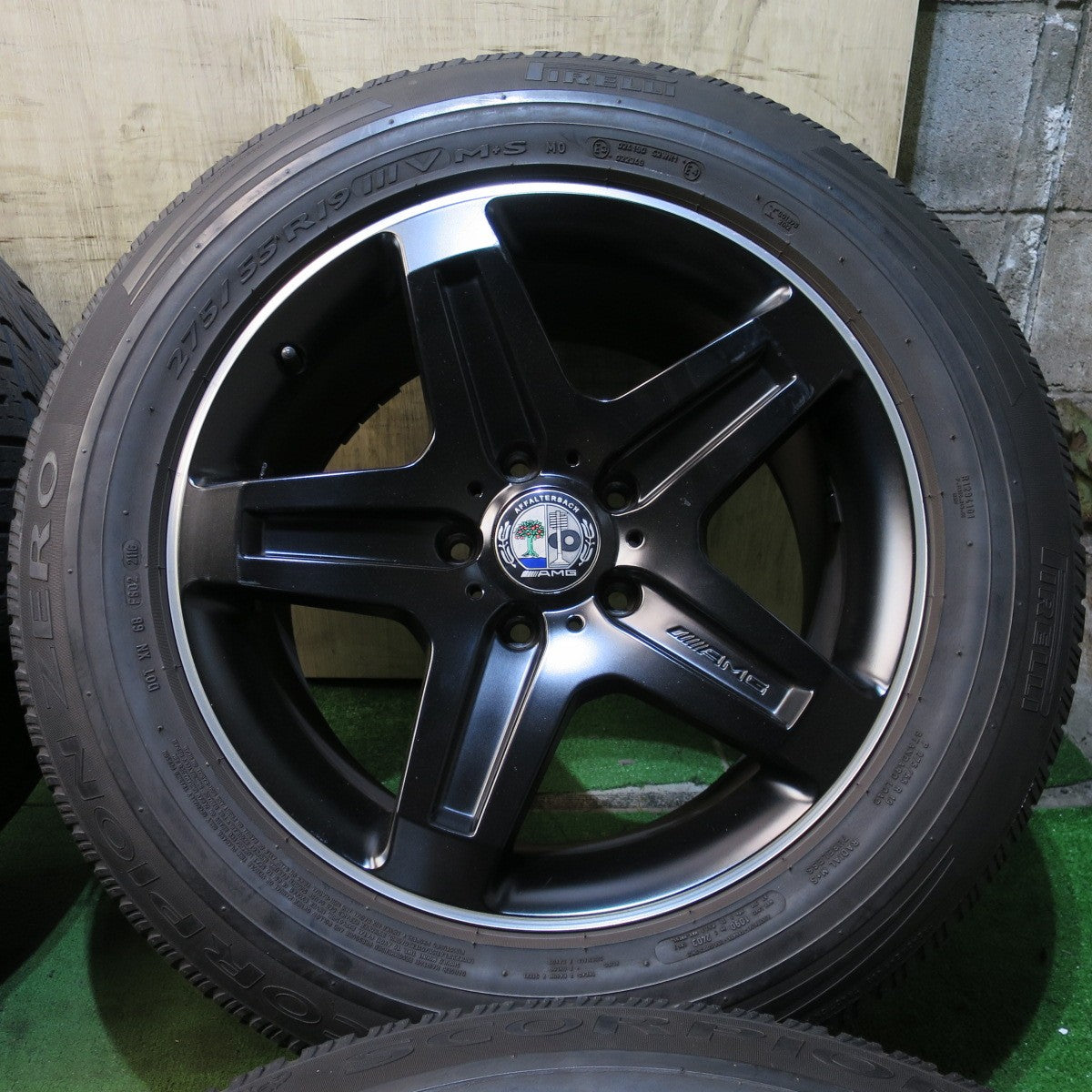 *送料無料* 4本価格★ベンツ Gクラス ゲレンデ W463 純正 AMG 275/55R19 ピレリ スコーピオン ゼロ PCD130/5H★4031801クノ