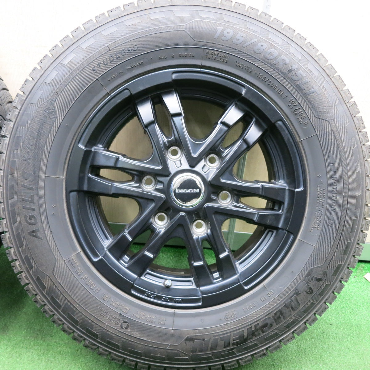 送料無料* 4本価格☆ハイエース等 BISON 195/80R15 スタッドレス ミシュラン AGILIS X-ICE バイソン 15イン |  名古屋/岐阜の中古カー用品・工具の買取/販売ならガレージゲット