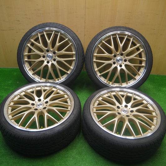 *送料無料* バリ溝！23年！9分★632 LOXARNY AMD DW893 225/35R20 ハイダ HD921 ロクサーニ 20インチ PCD114.3/5H★4083005Hノ