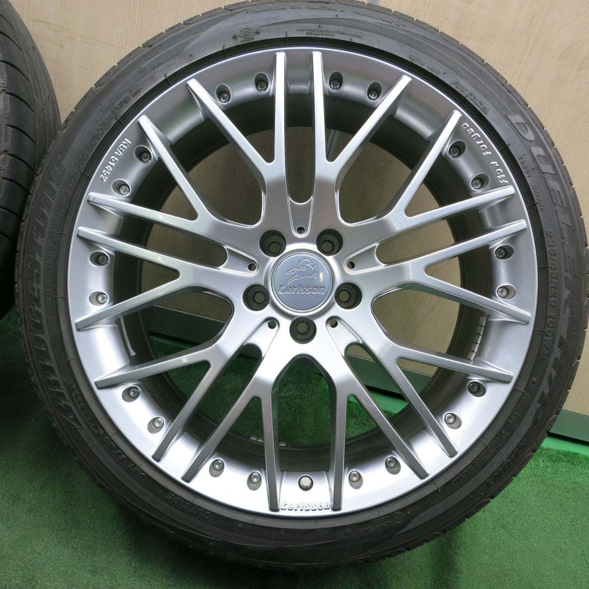 *送料無料* バリ溝！22年！8.5分★Carlsson RSF 235/45R20 ブリヂストン デューラー H/P 20インチ カールソン PCD114.3/5H★4062904NJノ