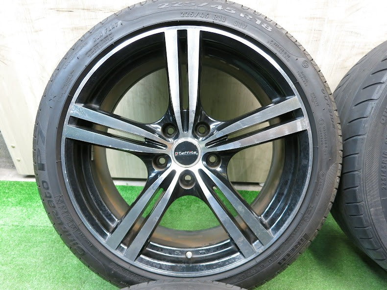 *送料無料* 4本価格★225/45R18 Laffite SK-V5 ピレリ チントゥラート P7 ダンロップ SPスポーツ 01 ラフィット マナレイ★9041701ヨノ