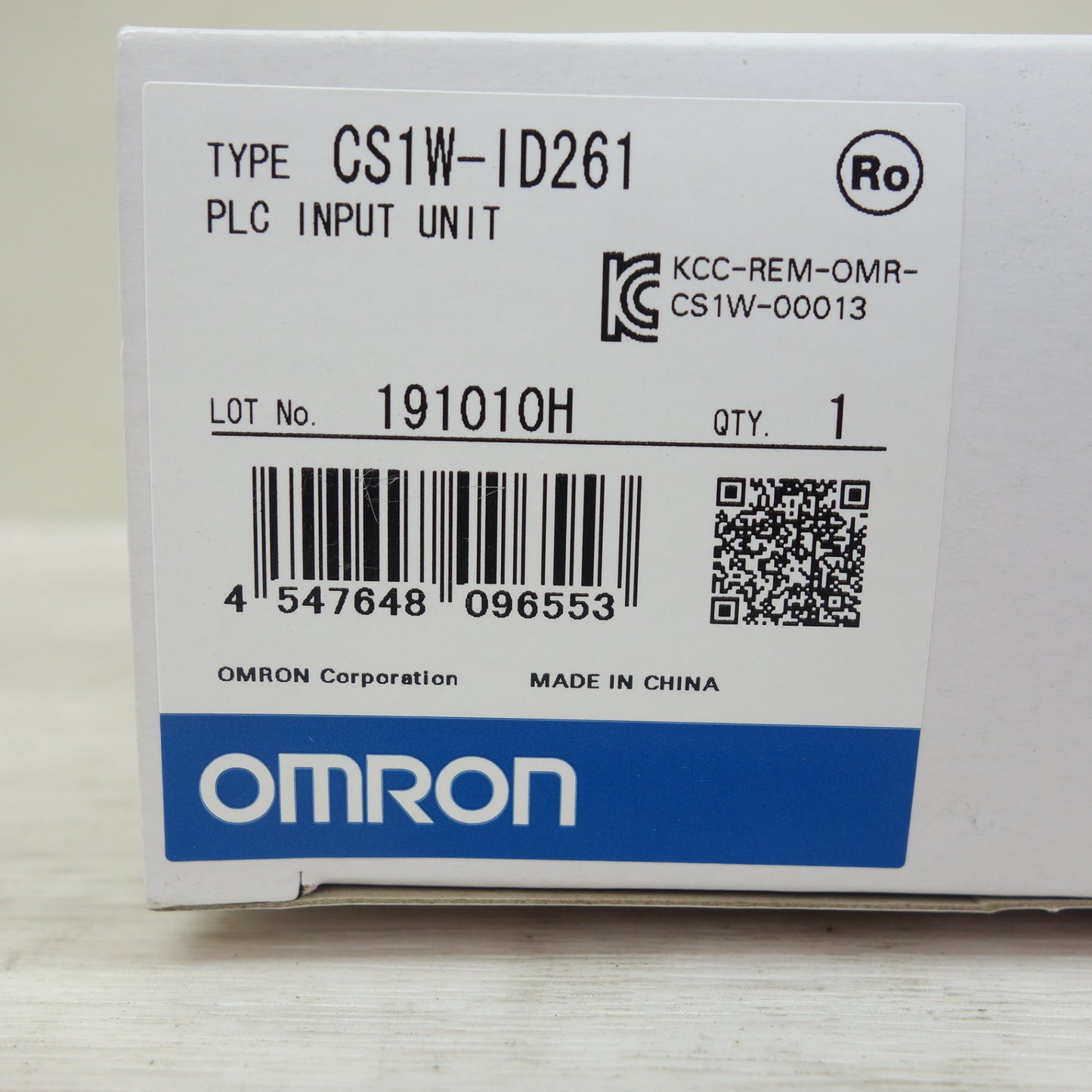 ●複数在庫有●[送料無料] 未使用☆OMRON オムロン DC入力ユニット CS1W-ID261 PLC INPUT UNIT☆