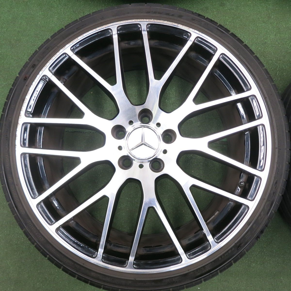 *送料無料* キレイ！22年★ベンツ AMG タイプ 235/35R19 265/30R19 トライアングル SPORTEX TSH11 社外 アルミ 19インチ PCD112/5H★4070905HAノ