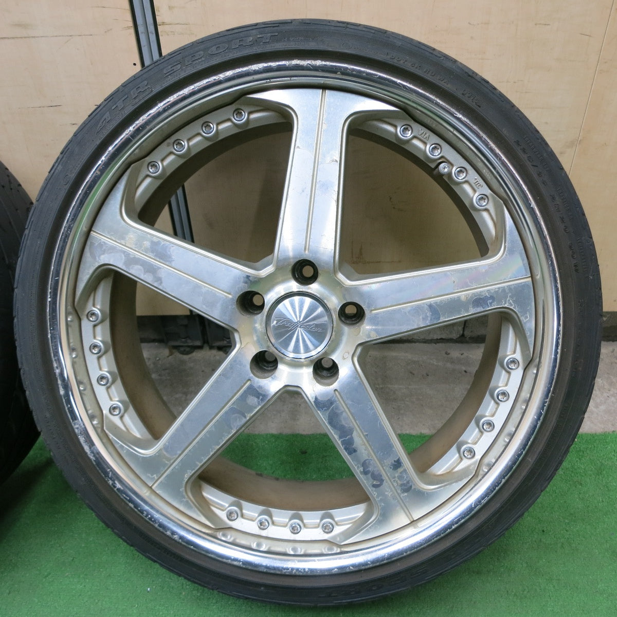 [送料無料] バリ溝！9.5分★TRAFFICSTAR RTS 225/35R20 245/35R20 ATR SPORT トラフィックスター 20インチ PCD114.3/5H★4100901ナノ