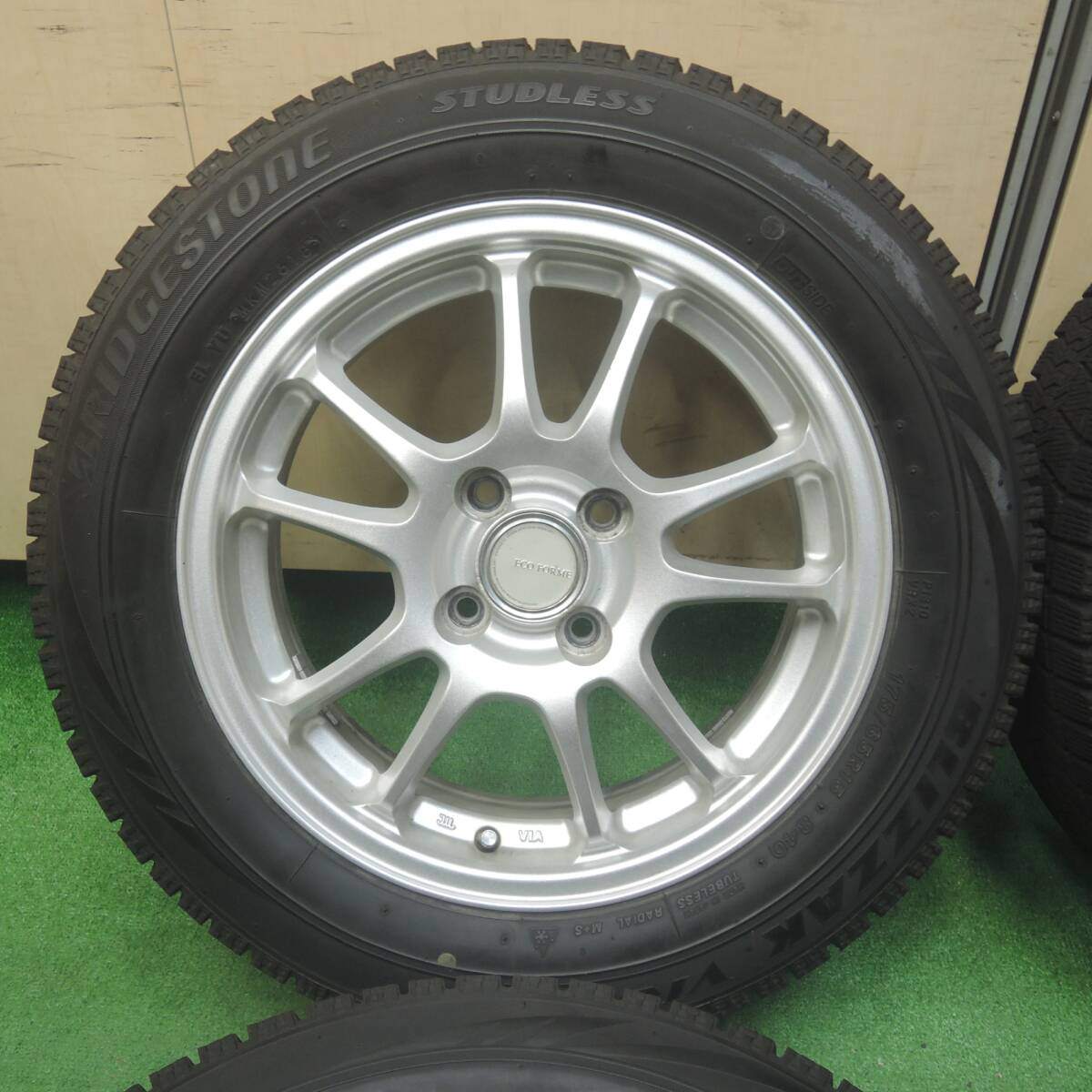 [送料無料] 4本価格★スタッドレス 175/65R15 ブリヂストン ブリザック VRX ECO FORME エコフォルム 15インチ PCD100/4H★4033012SYス