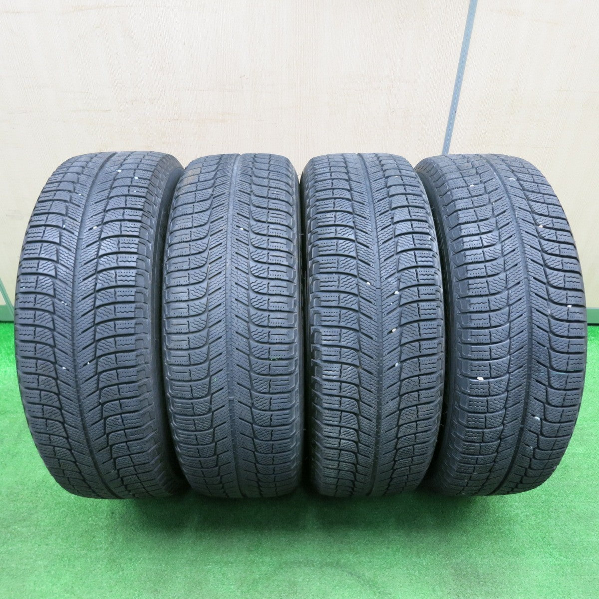 [送料無料] キレイ★スタッドレス 225/65R17 ミシュラン X-ICE3+ STAYER ステイヤー 17インチ PCD114.3/5H★4111907TNス