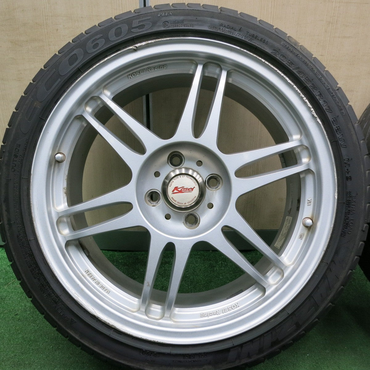 *送料無料* 4本価格！20年★Kosei Racing K1 TS VERSION 光生 205/45R17 マジーニ ECO605 17インチ PCD100/4H★4052709HAノ