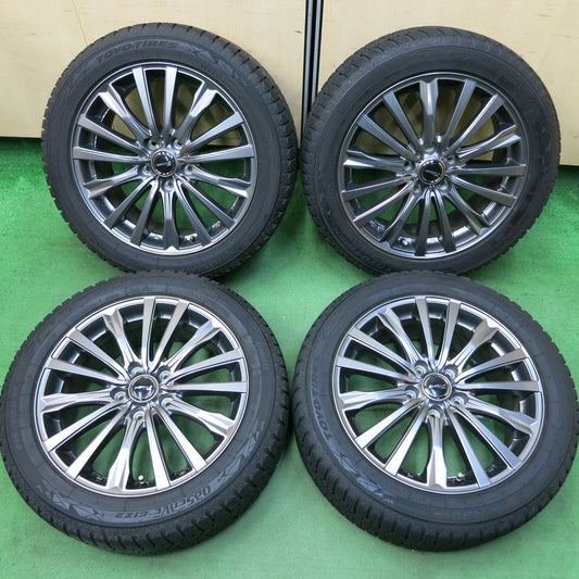 *送料無料* バリ溝！22年！キレイ！9.5分以上★スタッドレス 215/50R17 トーヨー オブザーブ GIZ2 SIBILLA NEXT W5 シビラ 17インチ PCD114.3/5H★4090509SYス