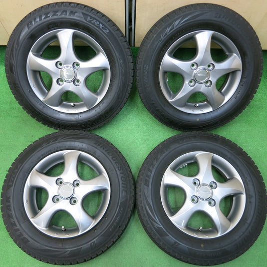 *送料無料* キレイ★スタッドレス 145/80R13 ブリヂストン ブリザック VRX2 TOPRUN トップラン 13インチ PCD100/4H★4032607イス