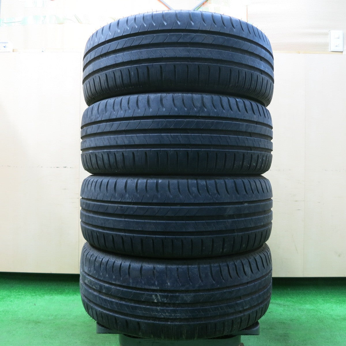 *送料無料* バリ溝！9分★ボルボ V70 純正 205/55R16 ミシュラン エナジーセイバー 16インチ PCD108/5H★4030604イノ