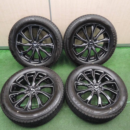 *送料無料*バリ溝！19年！キレイ！9.5分★ダイハツ ロッキー 純正 195/60R17 スタッドレス ブリヂストン ブリザック VRX2 17インチ PCD100/4H★3111706NJス