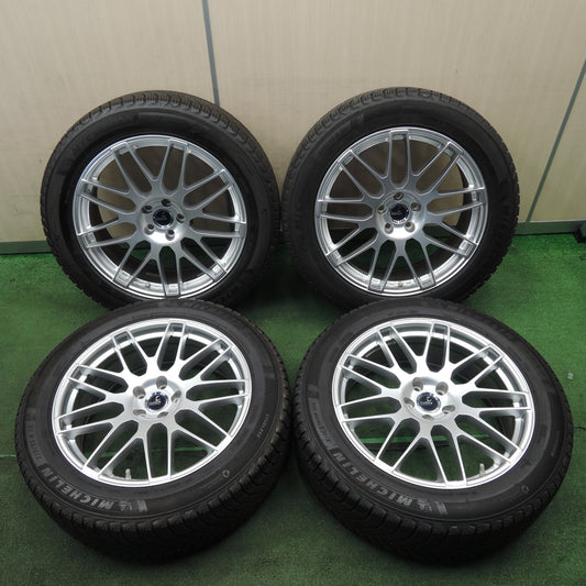 *送料無料* バリ溝！22年！キレイ！9分★スタッドレス 235/55R20 ミシュラン X-ICE SNOW SUV Delmore デルモア 20インチ PCD114.3/5H★4022901NJス