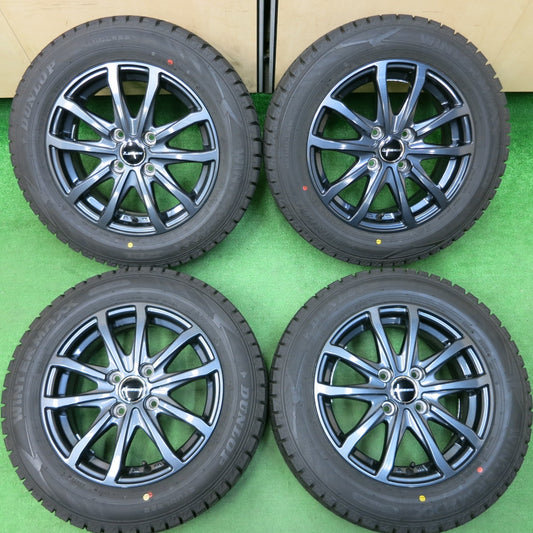 *送料無料* タイヤほぼ未使用！21年！キレイ★スタッドレス 175/65R14 ダンロップ ウインターマックス WM02 LEBEN レーベン 14インチ PCD100/4H★4020903イス