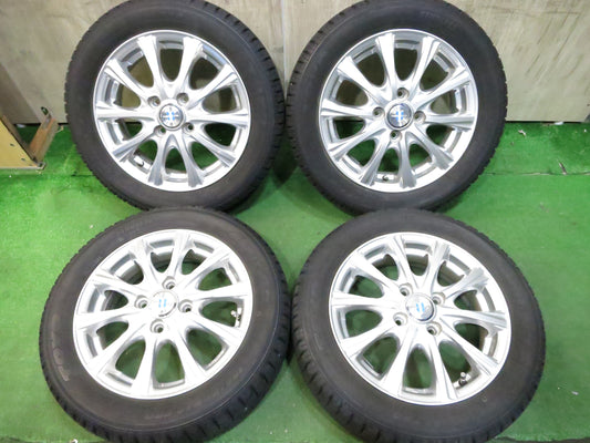 [送料無料]バリ溝！キレイ！8.5分★スタッドレス 155/65R14 トーヨー ガリット G5 NEXTA ネクスタ 14インチ PCD100/4H★3012011Hス