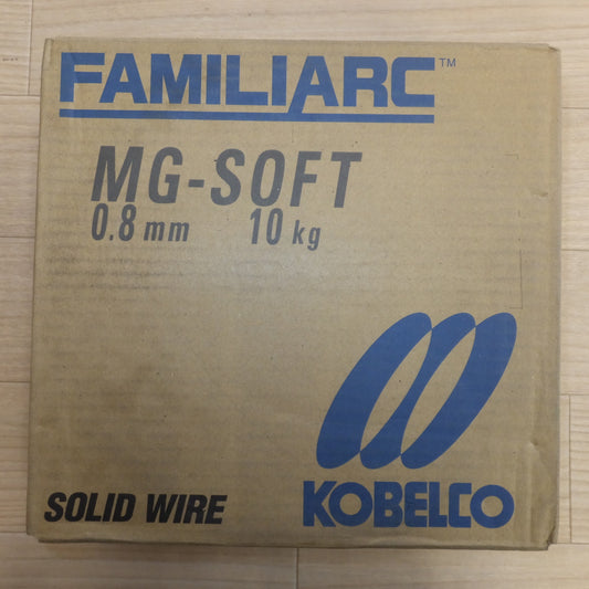 [送料無料] 未使用★神戸製鋼所 KOBELCO 軟鋼ソリッドワイヤ FAMILIARC MG-SOFT 0.8mm 10kg(4)★