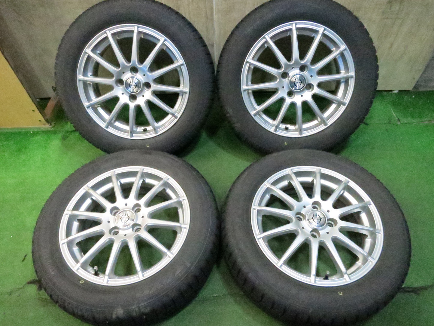 [送料無料]バリ溝！19年！キレイ！9分★スタッドレス 175/65R15 トーヨー ガリット G5 JOKER weds ジョーカー 15インチ PCD100/4H★3022805Hス