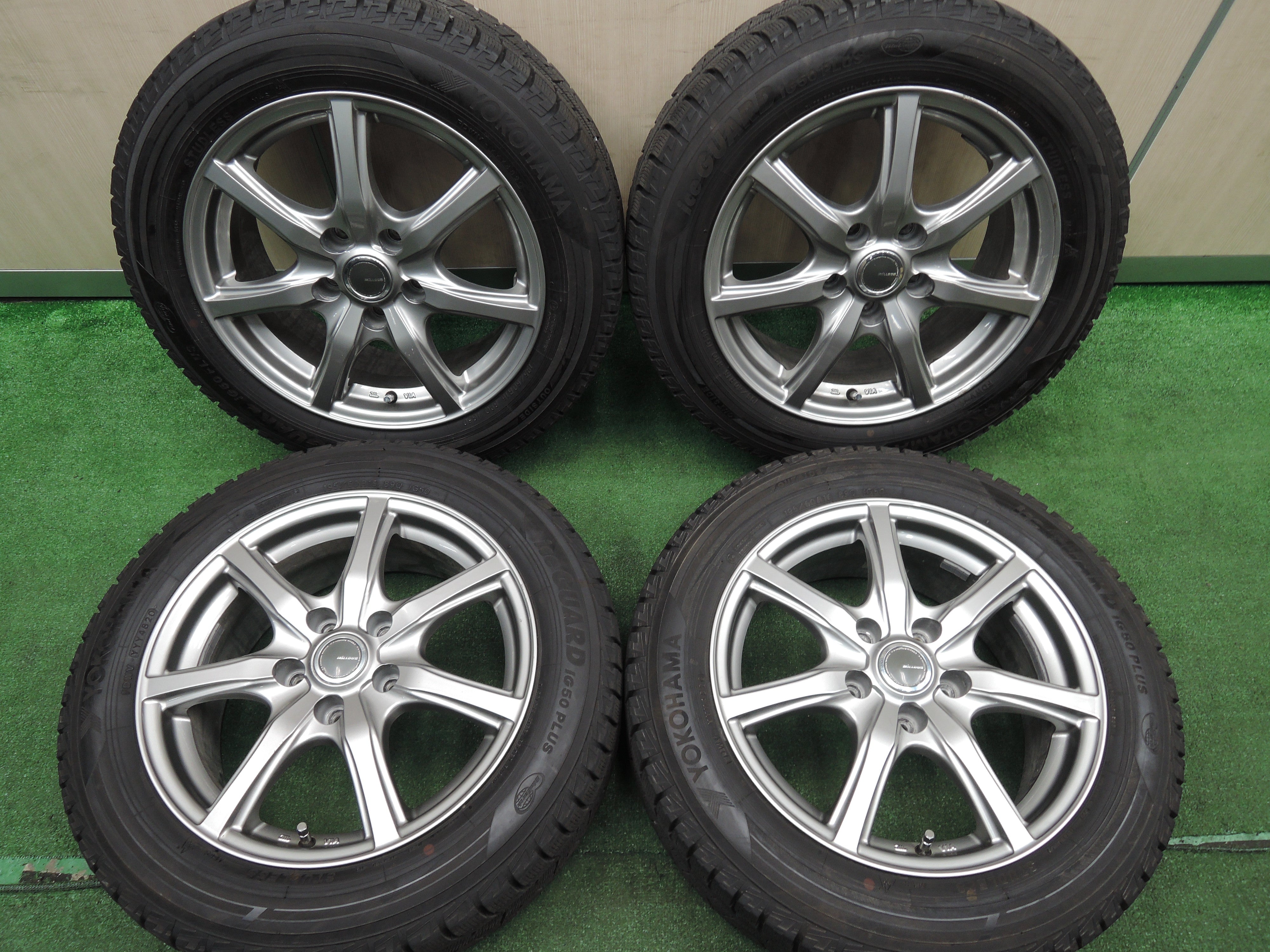 送料無料*バリ溝！20年！9.5分以上☆スタッドレス 195/60R16 ヨコハマ アイスガード iG50 プラス MiLLOUS ミルア |  名古屋/岐阜の中古カー用品・工具の買取/販売ならガレージゲット