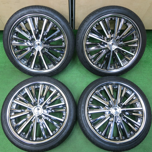 *送料無料* バリ溝！21年！キレイ！8.5分★kranze MAGISS 165/45R16 ネオリン ネオグリーン クレンツェ マジス 16インチ PCD100/4H★4021606イノ