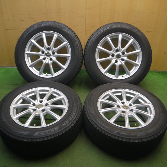 *送料無料*バリ溝！21年！キレイ！9.5分★スタッドレス 225/60R17 ブリヂストン ブリザック VRX3 ECO FORME エコフォルム 17インチ PCD114.3/5H★3122506Hス