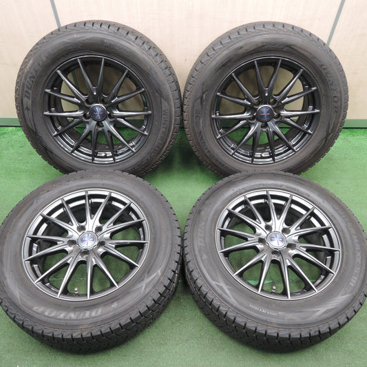 *送料無料*バリ溝！20年！キレイ！9.5分以上★スタッドレス 225/65R17 ダンロップ ウインターマックス SJ8 VELVA SPORTZ ヴェルヴァ 17インチ PCD114.3/5H★3122322HAス