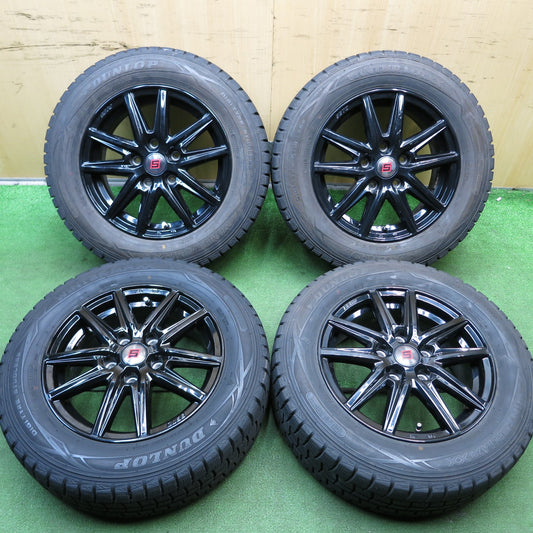 [送料無料]バリ溝！9.5分★スタッドレス 195/65R15 ダンロップ ウインターマックス WM01 SEIN ザイン 15インチ PCD114.3/5H★3062001Hス