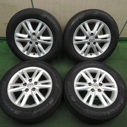 *送料無料* バリ溝！21年！8.5分★トヨタ マークX 純正 215/60R16 ピレリ パワジー 16インチ PCD114.3/5H★4021716HAノ