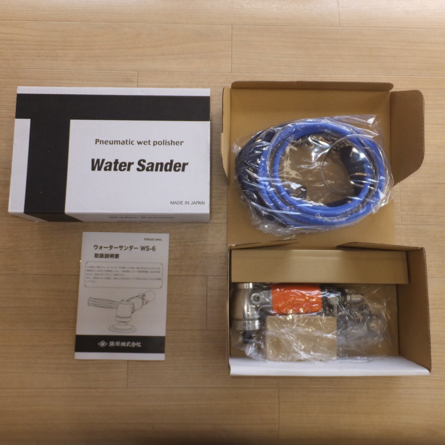 [送料無料] 未使用★藤栄 TOUEI ウォーターサンダー Water Sander WS-6　常圧 エアーツール★