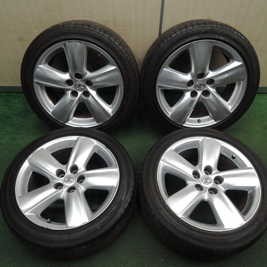 *送料無料* バリ溝！8.5分★レクサス LS460 バージョンS 純正 245/45R19 ダンロップ SPスポーツマックス 050 19インチ PCD120/5H★4020311HAノ