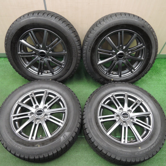 *送料無料*バリ溝！21年！キレイ！ほぼ10分★スタッドレス 215/60R16 ブリヂストン アイスパートナー2 BALMINUM バルミナ 16インチ PCD114.3/5H★3122305HAス