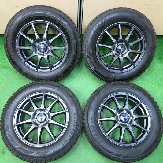 *送料無料*バリ溝！21年！キレイ！ほぼ10分★スタッドレス 205/65R16 ヨコハマ アイスガード iG60 VELVA CHARGE ヴェルヴァ 16インチ PCD114.3/5H★3120508イス