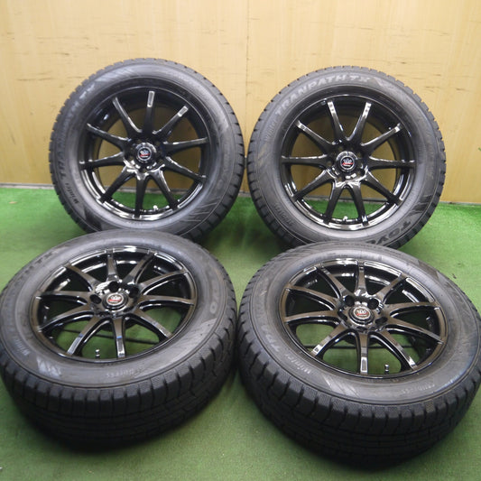 *送料無料* 超バリ溝！22年！キレイ！ほぼ10分★LOXARNY SPORT BADX 225/60R17 スタッドレス トーヨー ウインタートランパス TX ロクサーニ PCD114.3/5H★4021614Hス