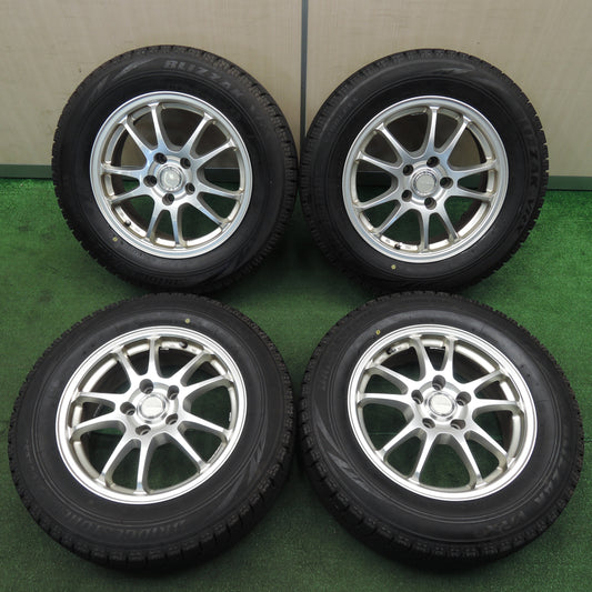 *送料無料*超バリ溝！キレイ！ほぼ10分★スタッドレス 205/65R16 ブリヂストン ブリザック VRX ECO FORME エコフォルム 16インチ PCD114.3/5H★3120401TNス