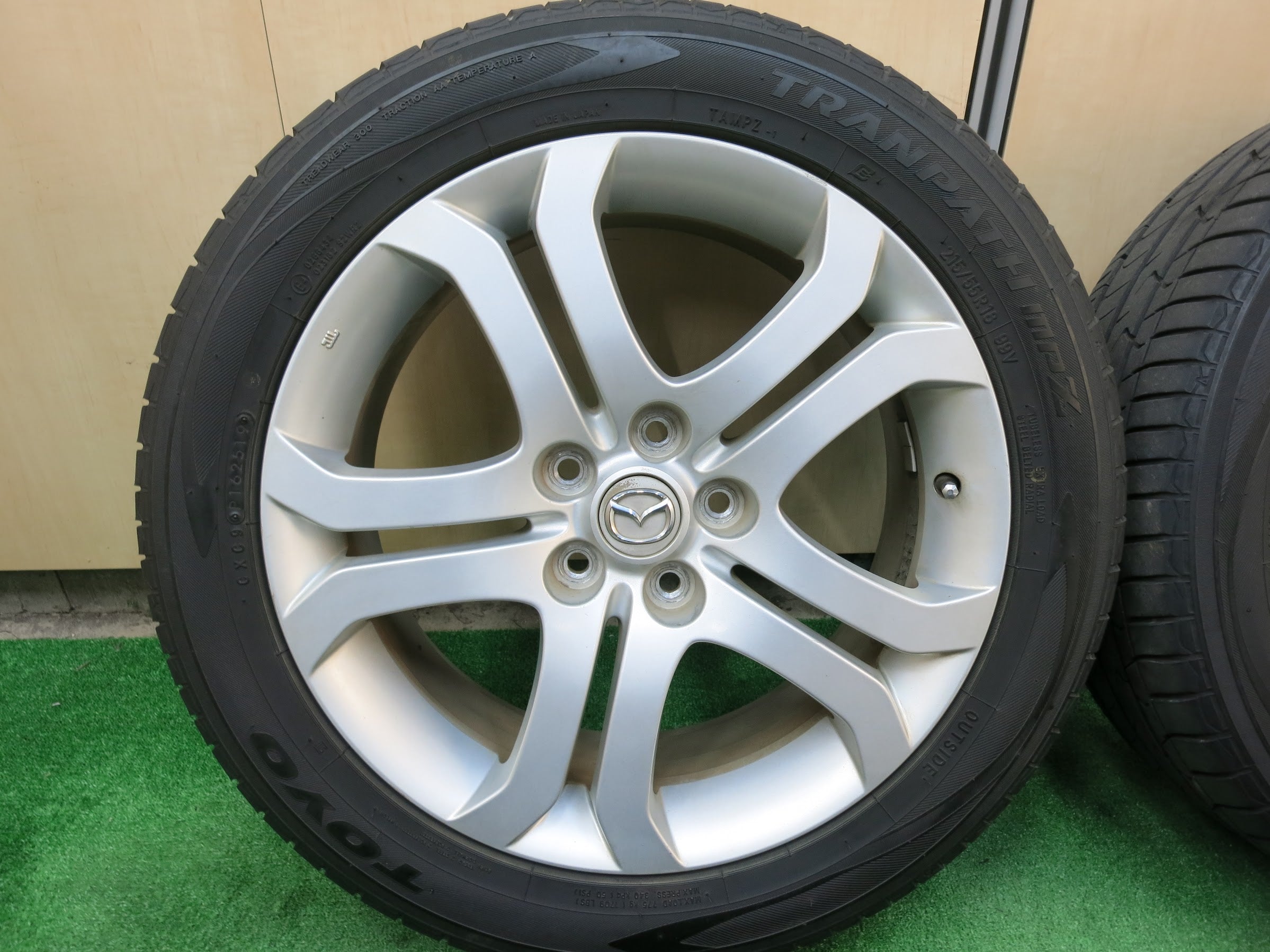 [送料無料]バリ溝！19年！8.5分 マツダ MPV 純正 215/55R18 トーヨー トランパス MPZ 18インチ PCD114.3/ |  名古屋/岐阜の中古カー用品・工具の買取/販売ならガレージゲット