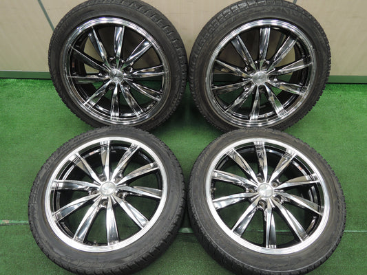 *送料無料*4本価格★LEONIS CX weds 225/45R18 スタッドレス ブリヂストン ブリザック REVO2 レオニス PCD114.3/5H★3112509HAス