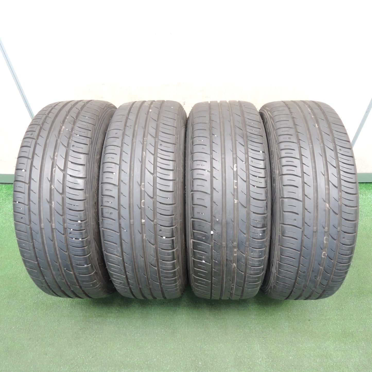 *送料無料* バリ溝！9分★195/55R16 ファルケン ジークス ZE914 FTK 社外 アルミ 16インチ PCD100/4H★4030602TNノ