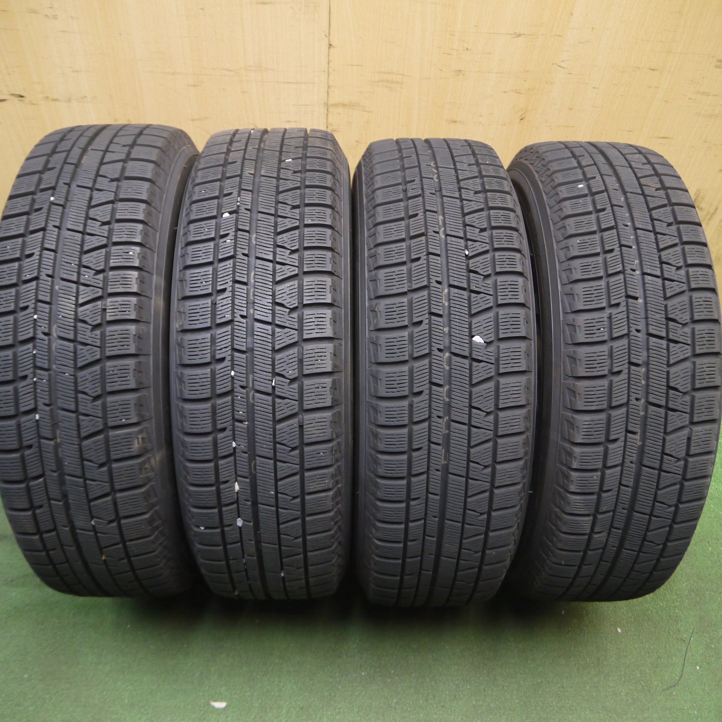 *送料無料*バリ溝！20年！キレイ！9.5分★プジョー等 EUROTECH 185/65R15 スタッドレス ヨコハマ アイスガード iG50 プラス ユーロテック 15インチ PCD108/4H★3122008Hス