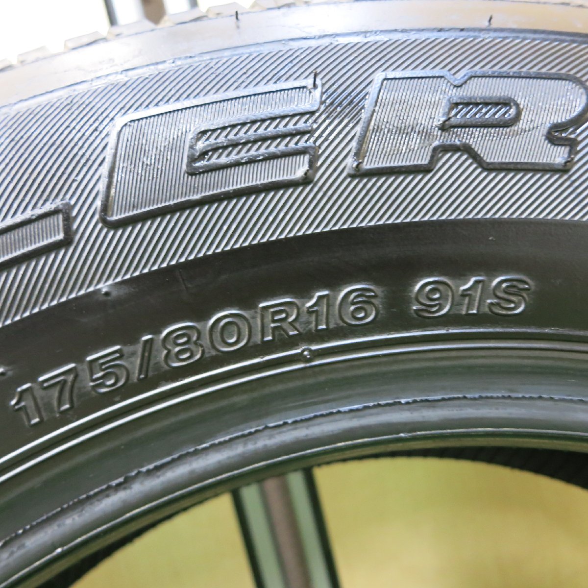 [送料無料]バリ溝！22年！9分★175/80R16 ブリヂストン デューラー H/T 684Ⅱ 684 2 タイヤ 16インチ ジムニー 等★3070503ヒノタ