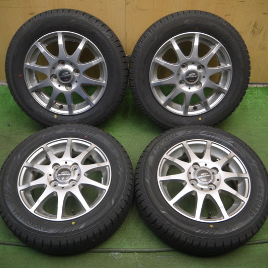 *送料無料* バリ溝！21年！ほぼ10分★スタッドレス 155/65R13 ヨコハマ アイスガード iG60 SCHNEIDER ATECH シュナイダー 13インチ PCD100/4H★4021301Hス