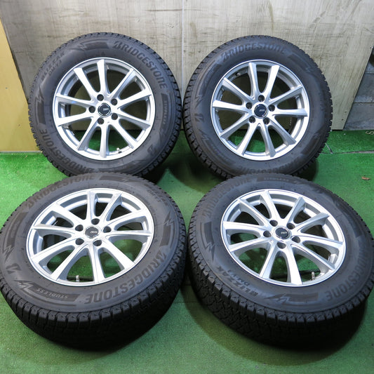 [送料無料]バリ溝！22年！キレイ！9.5分★スタッドレス 225/65R17 ブリヂストン ブリザック DM-V3 PREO プレオ 17インチ PCD114.3/5H★3052602Hス