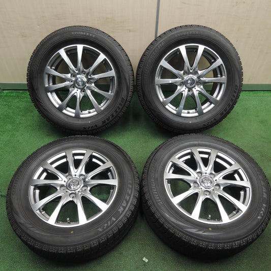 *送料無料* バリ溝！キレイ！9分★スタッドレス 215/60R16 ブリヂストン ブリザック VRX T.R.G. TRG 16インチ PCD114.3/5H★4030501TNス