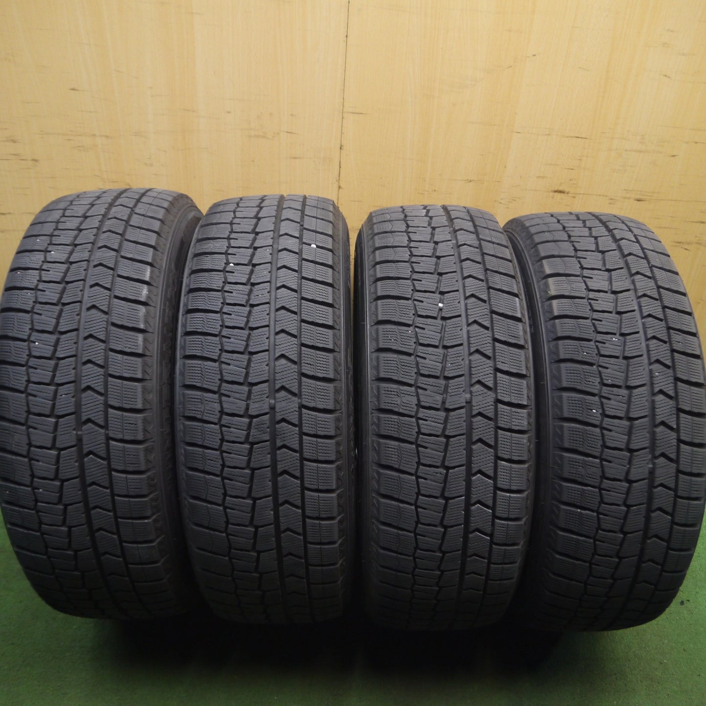 *送料無料* バリ溝！20年！キレイ！9.5分★BBS SX KBA50516 225/55R18 スタッドレス ダンロップ ウインターマックス WM02 PCD114.3/5H★4030807Hス