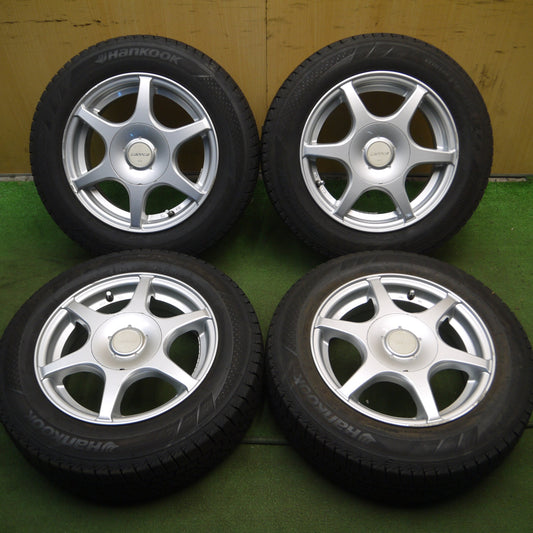 *送料無料*バリ溝！20年！9.5分★スタッドレス 165/70R14 ハンコック ウインター アイセプト IZ2A ZAPPER weds 14インチ PCD100 114.3/4H マルチ★4012909Hス