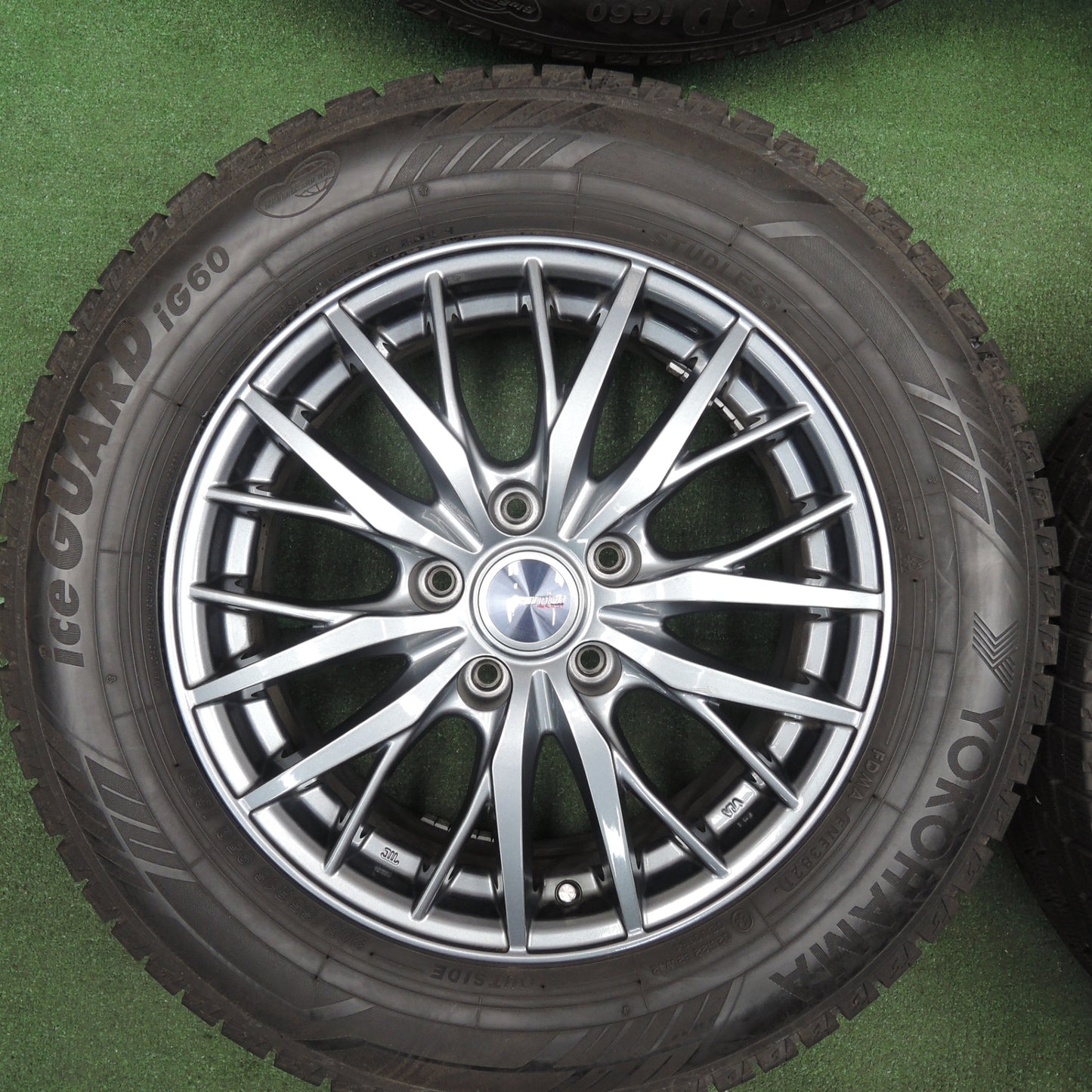 *送料無料* バリ溝！21年！キレイ！9.5分★スタッドレス 205/65R16 ヨコハマ アイスガード iG60 ravrion RM01 16インチ PCD114.3/5H★4030105TNス