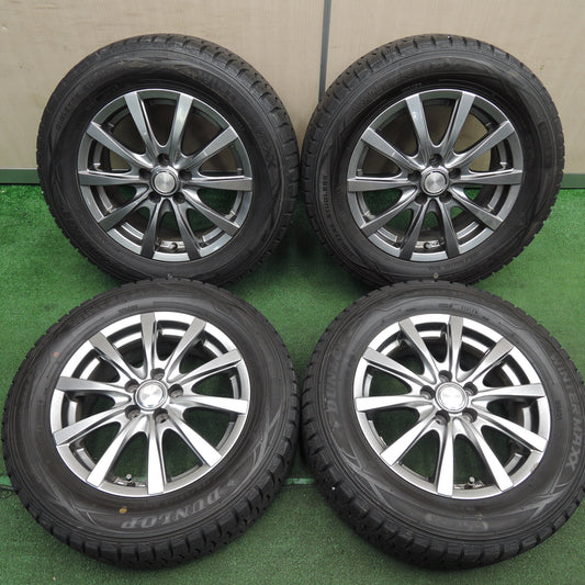 *送料無料*キレイ★プリウス 等 195/65R15 スタッドレス ダンロップ ウインターマックス WM01 GRASS グラス 15インチ PCD100/5H★4011302HAス