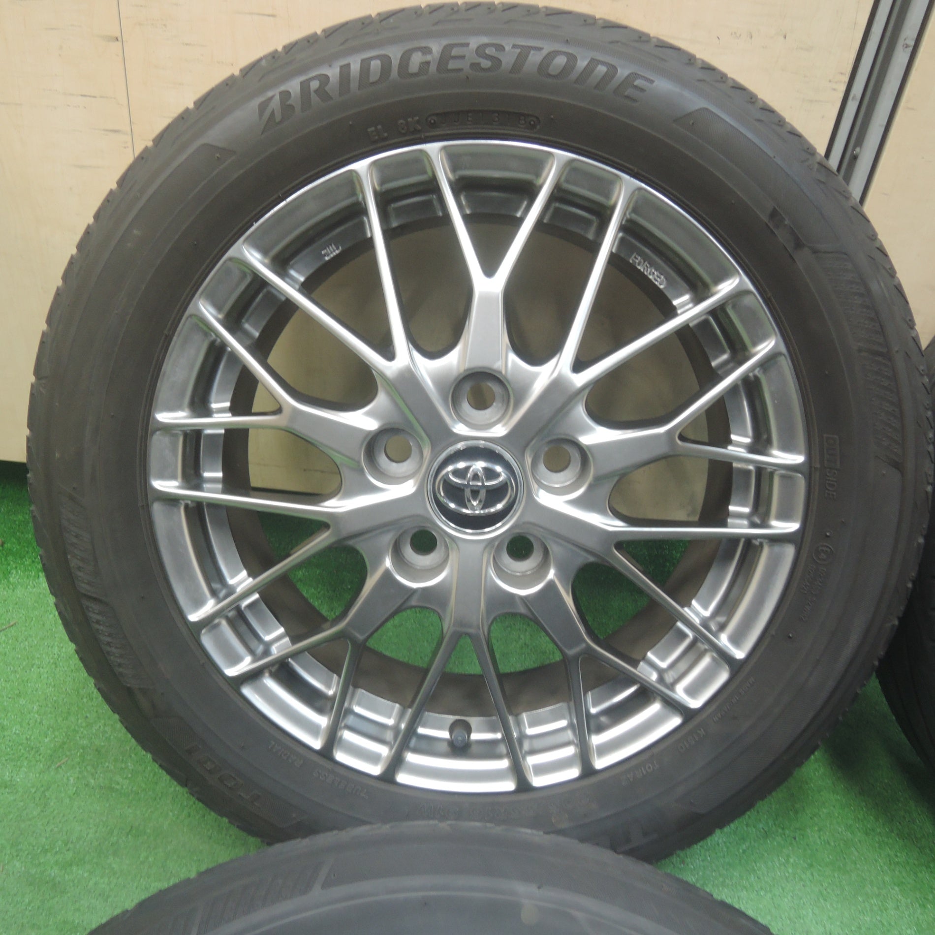 *送料無料*キレイ★トヨタ 80系 ノア ヴォクシー 煌 純正 BBS 205/55R16 ブリヂストン トランザ T001  PCD114.3/5H★4011702SYノ